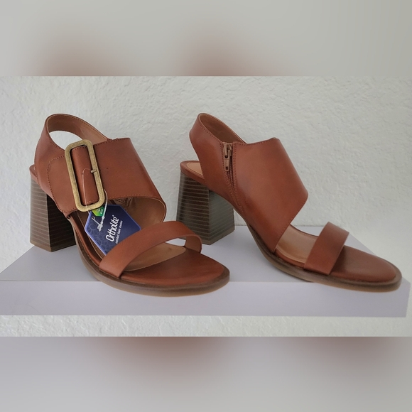 Sonoma Goods For Life® Long Buckle NIB Women's Block Heeled Sandals. Size 9 - Picture 12 of 14